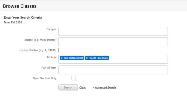 Attributes can be viewed from the Browse Classes link Attributes can be viewed from the Browse Classes link