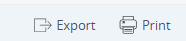 Export and Print Icon