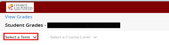 Grade Dropdown