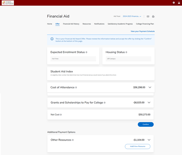 Offer Tab